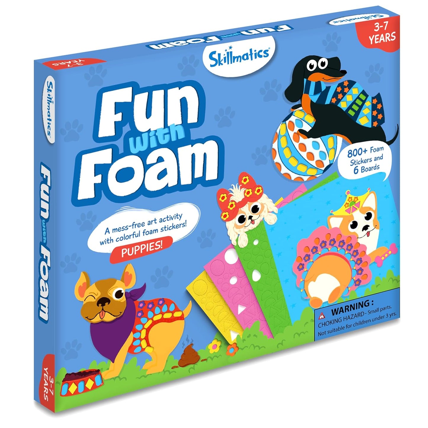 Skillmatics Fun With Foam Puppies 3-7