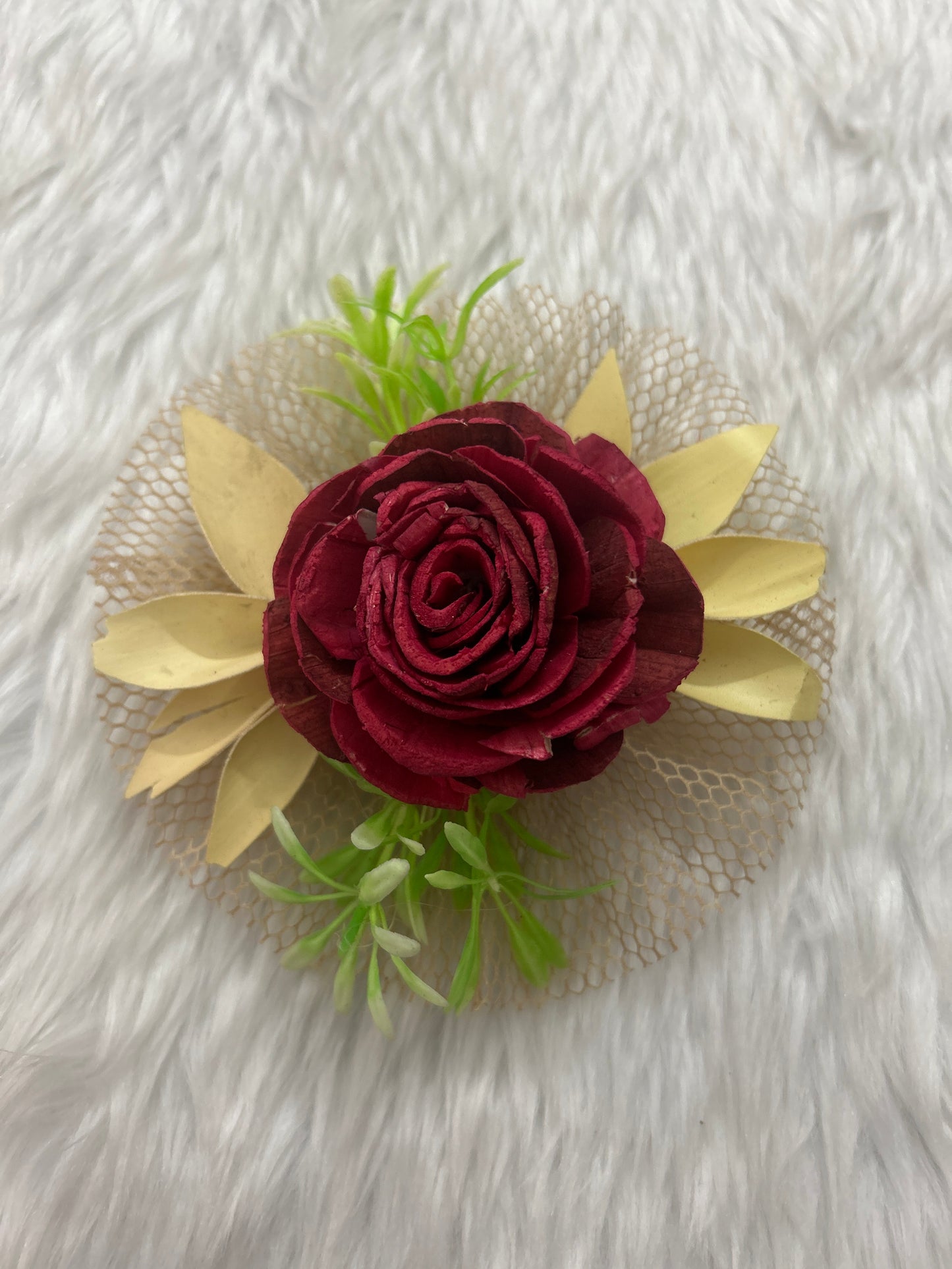 Big Rose Flower with Net
