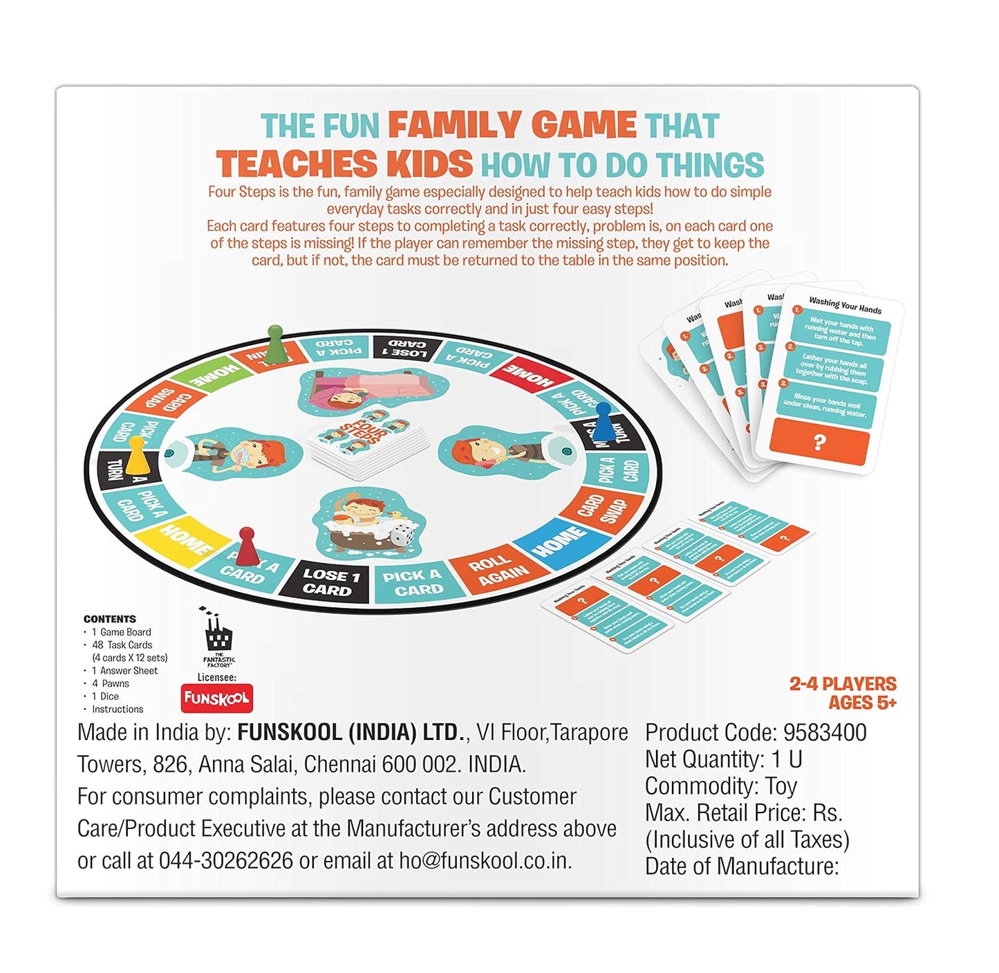 Funskool FOUR STEPS GAME 5+