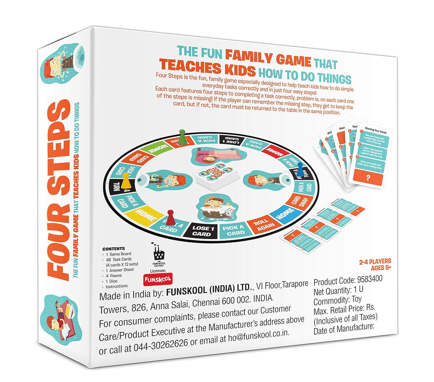 Funskool FOUR STEPS GAME 5+