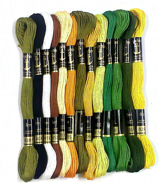Anchor Embroidery Thread Multicolour