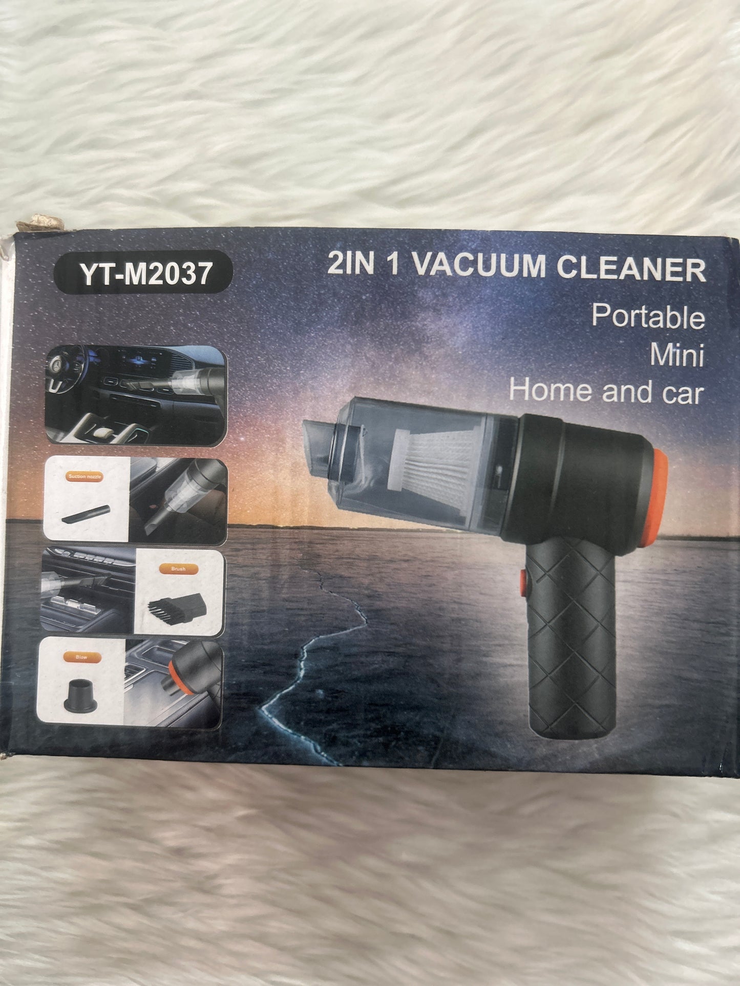 2 in 1 Portable Vacuum Cleaner
