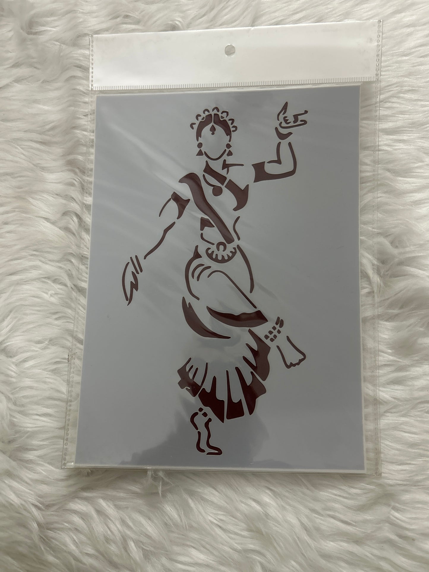 Stencil Plastic- Bharatnatyam