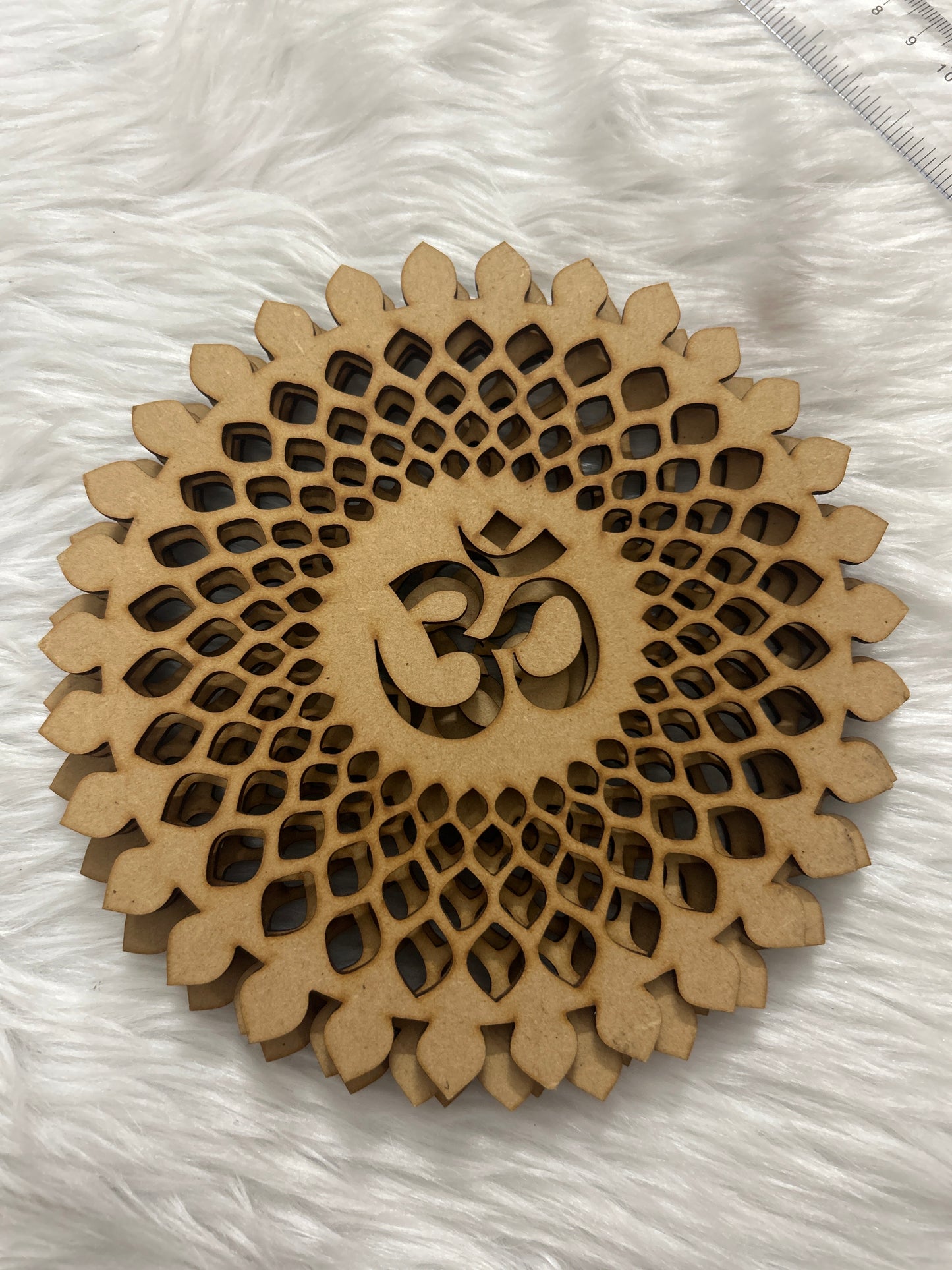 Laser Cut MDF Mandala Painting (OM-2)