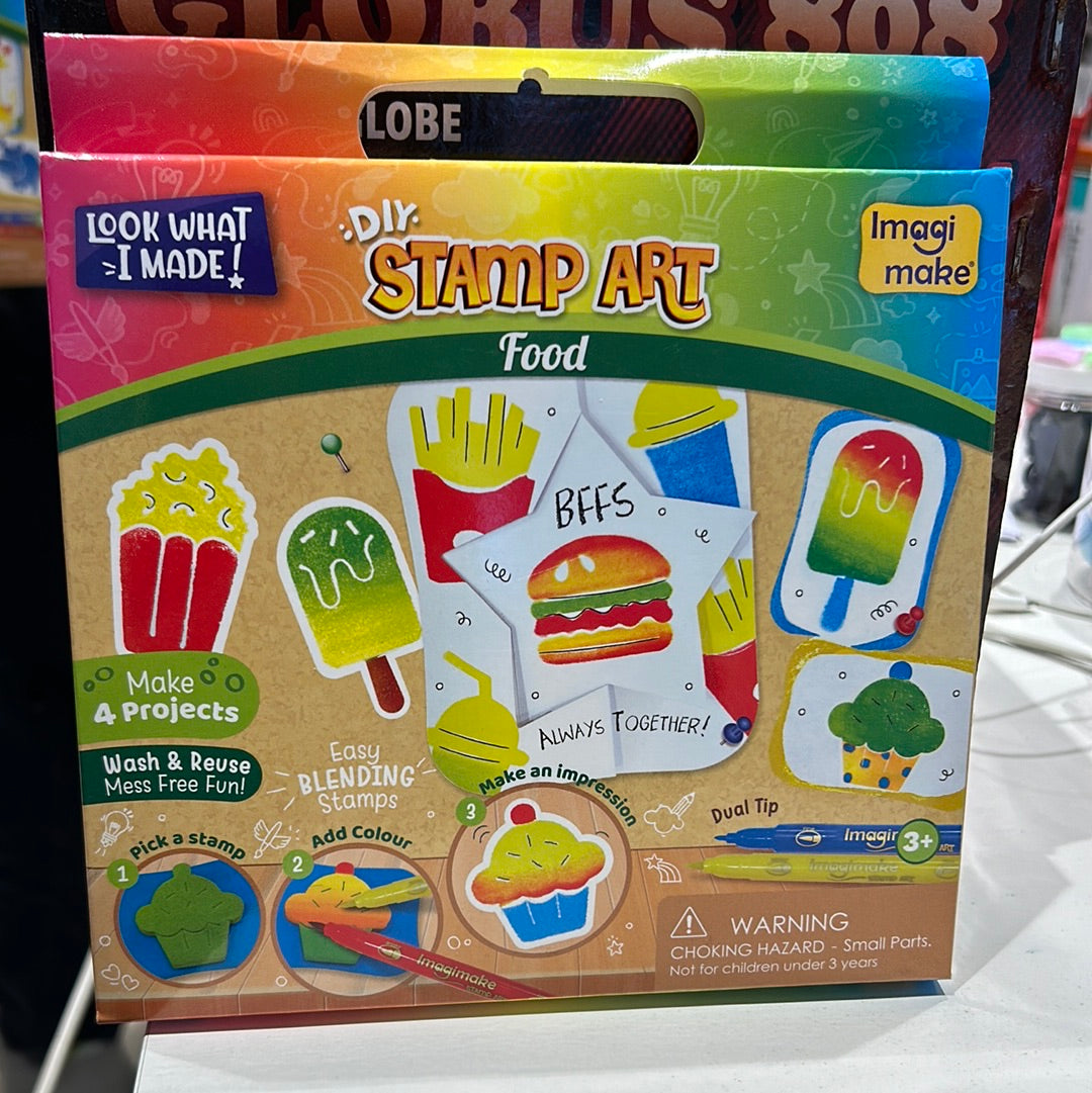 Stamp art food