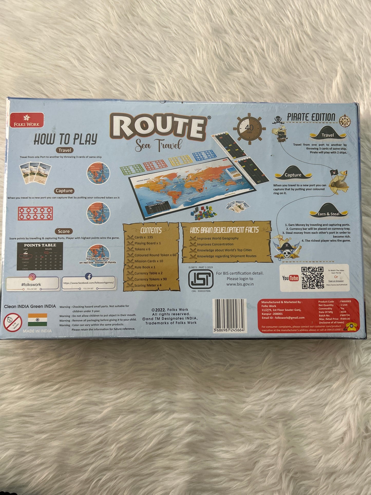 Folks Works Route Sea Travel 8+