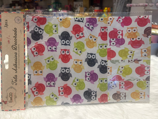 A4 Fela Adhesiva Decorada- Penguin