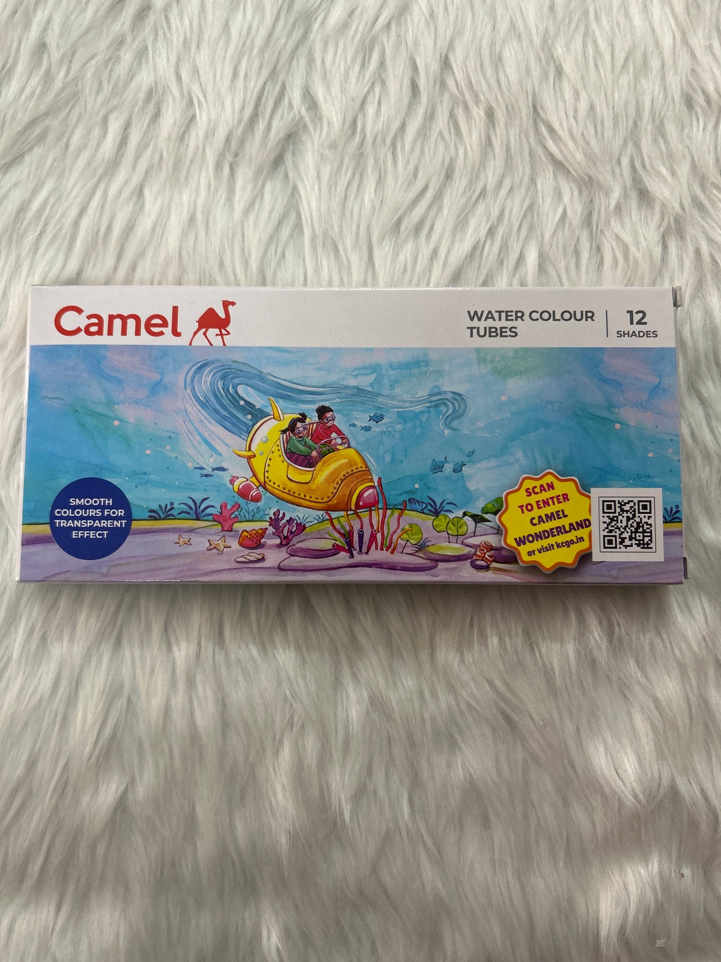 Camel Water Colour Tubes 12 Shades