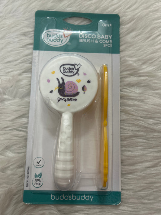 Disco Baby Brush & Comb 2pcs- Buds Buddy