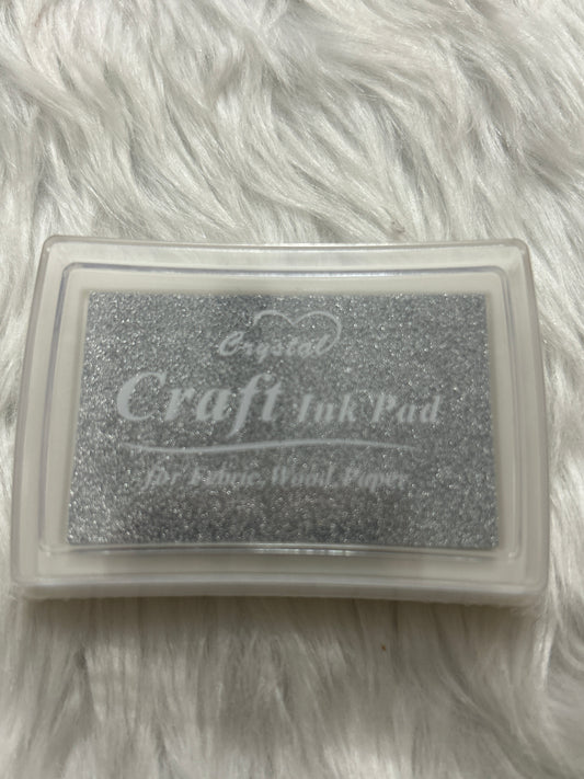 Craft Ink Pad- Silver