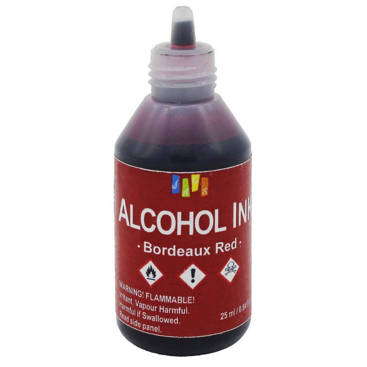 Jags Alcohol Ink Bordeaux Red