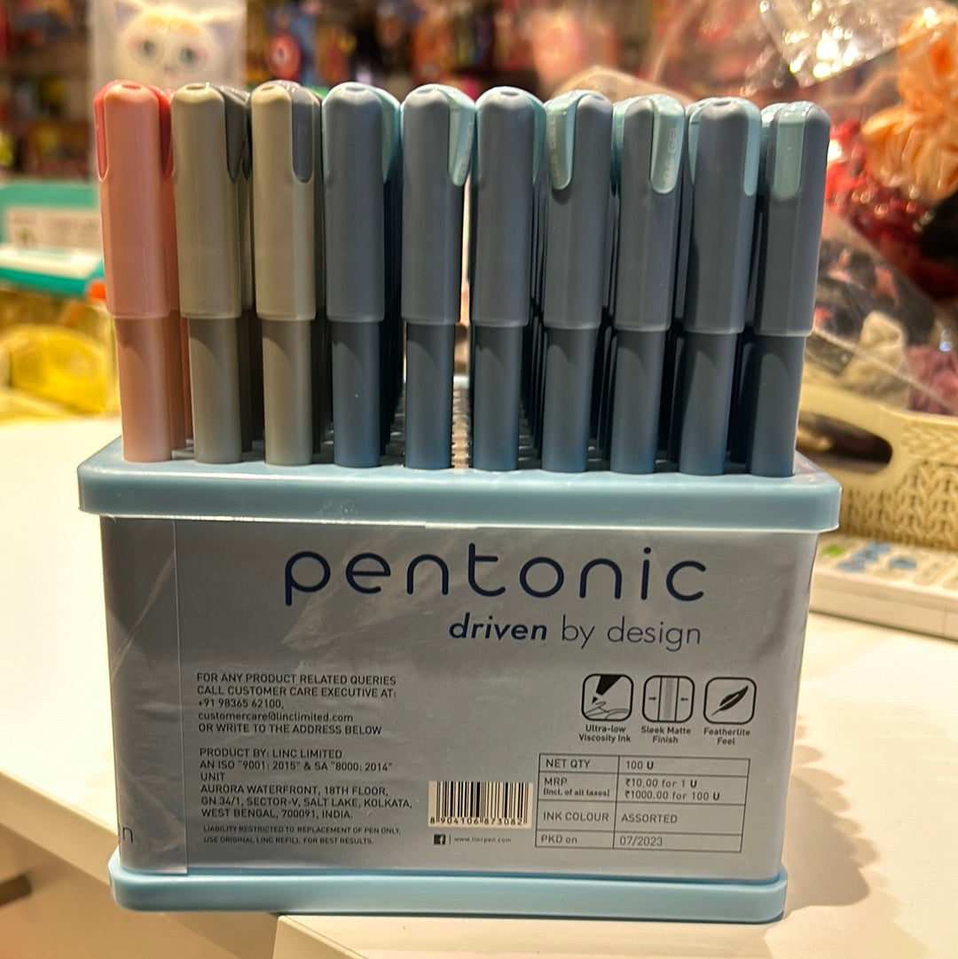 Pentonic Frost Gel Pen 0.6mm (Assorted)