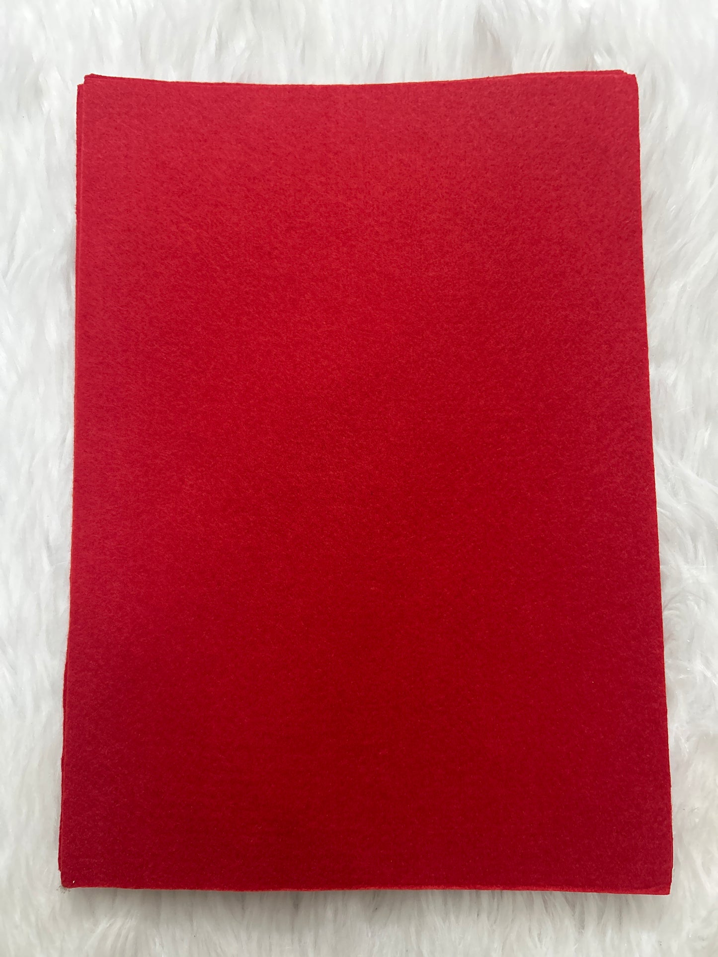 A4 Nonwoven Felt Sheets- Red