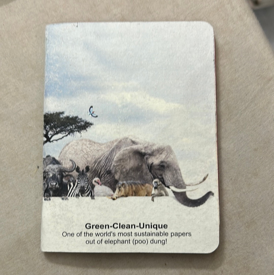 Eco Mini Diary Elephant Poop Diary