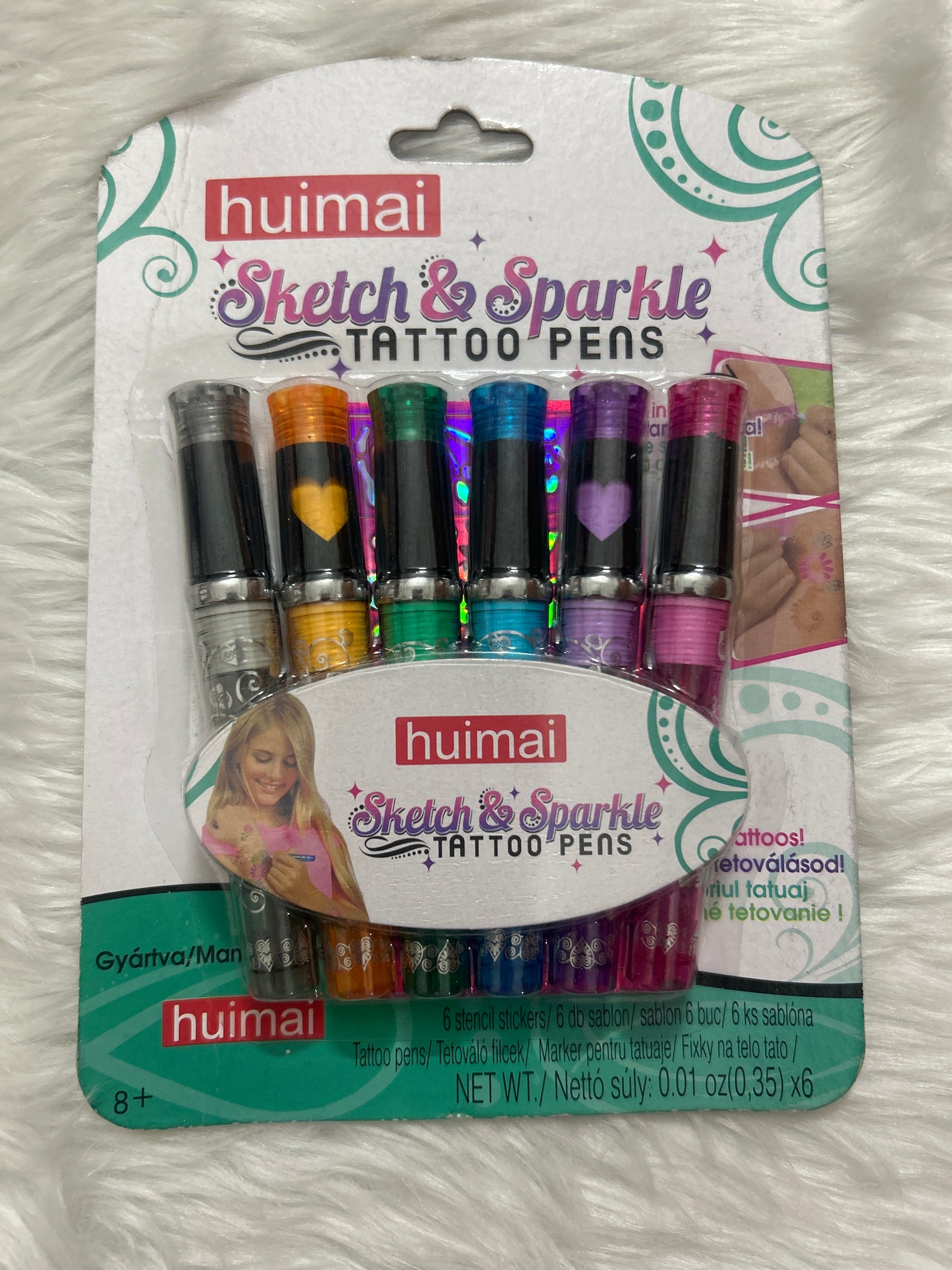 Tattoo Gel Pen Set of 6