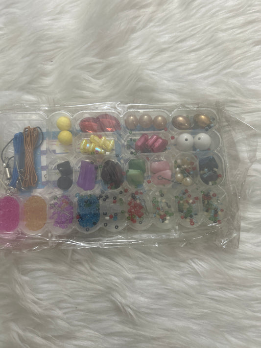 DIY Jewellery Beads & Pearls Box