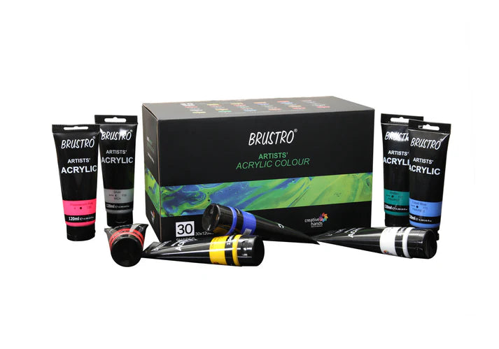 Acrylic Colour 30 Shades Brustro