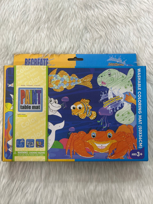 DIY Washable Paint Colouring Mats (50x36 CM) 3+