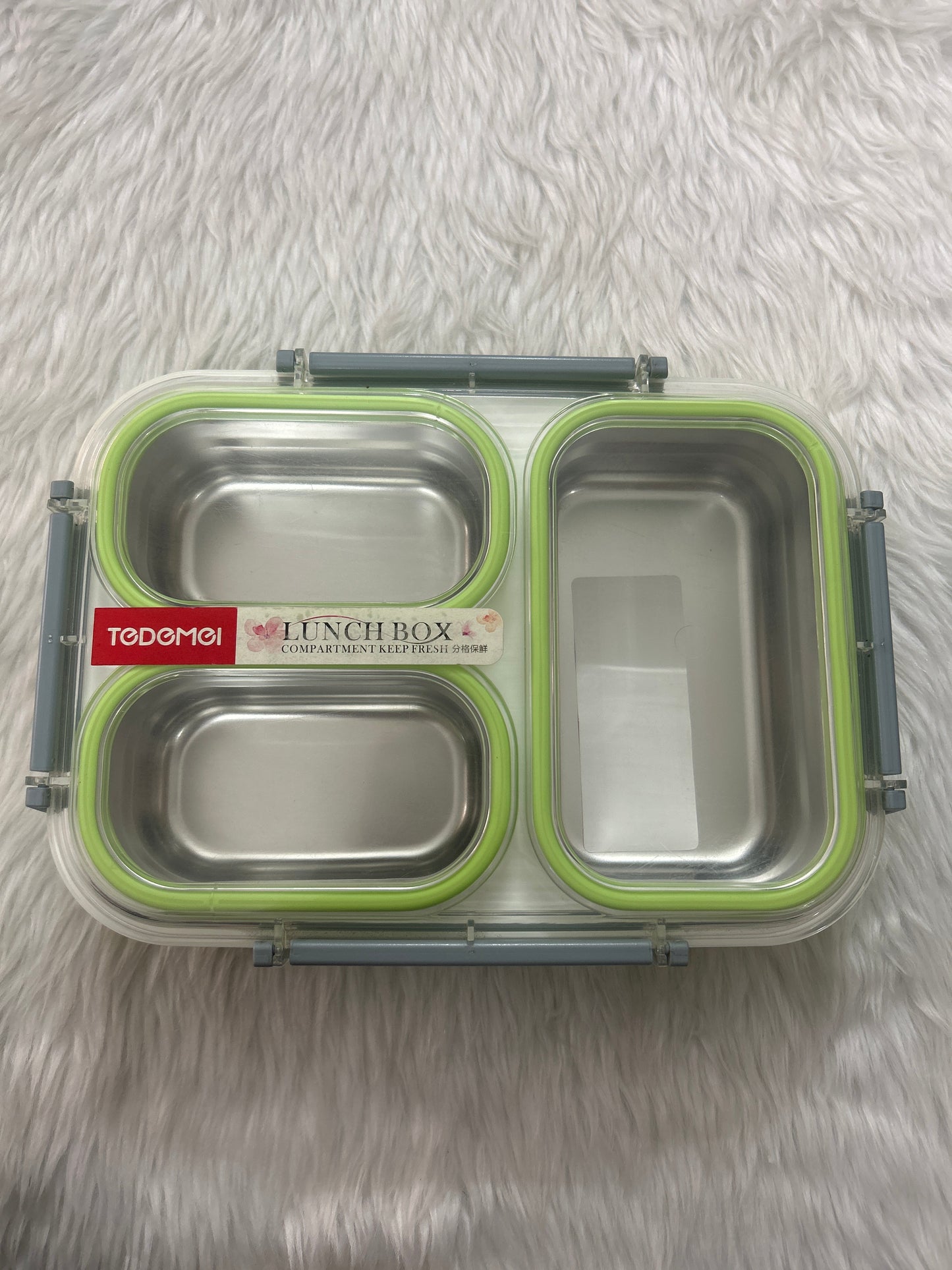 Tedemei 3 Compartment Lunch Box 1.2 L
