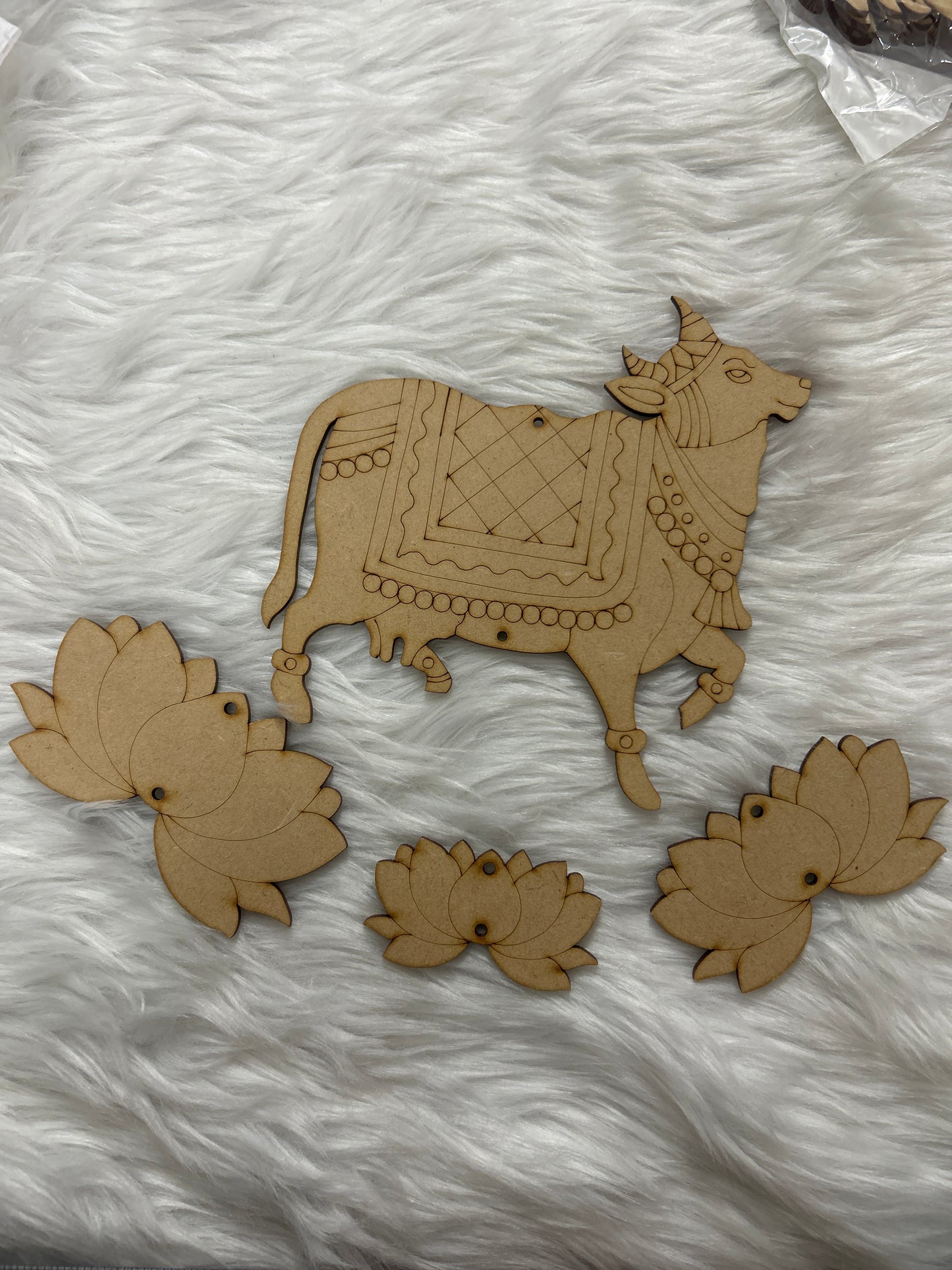 MDF Cutout Wall Hanging - Kamdhenu Pichhwai 2