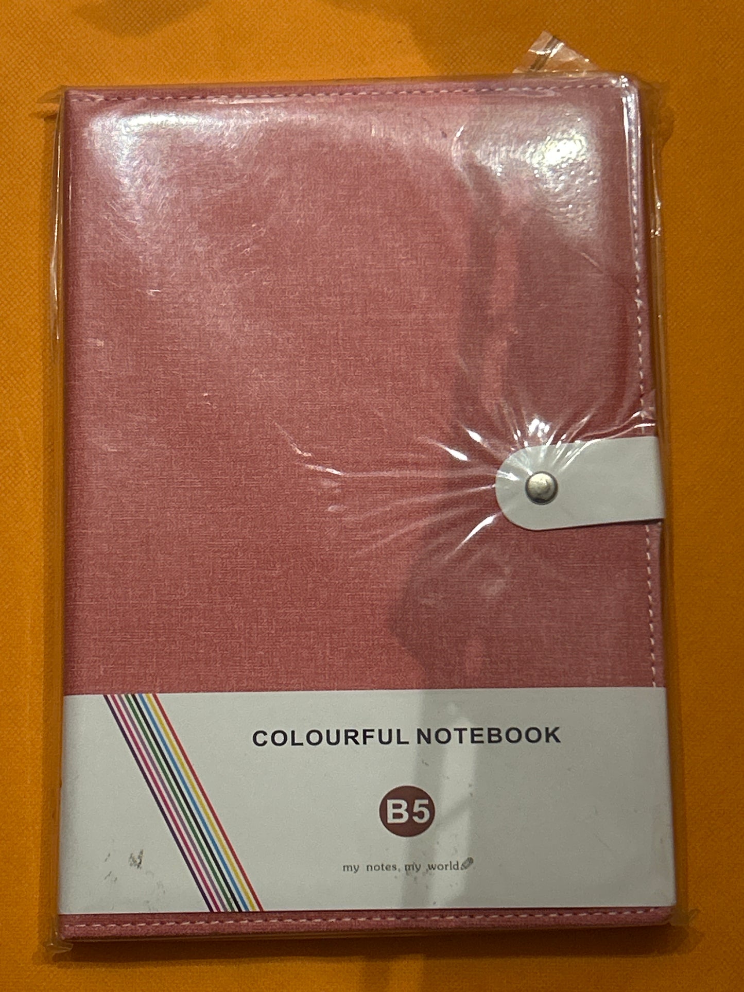 Office Diary with Button Flap B5 (Ruled)