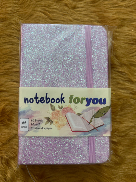 A6 Glitter Diary 5802-8
