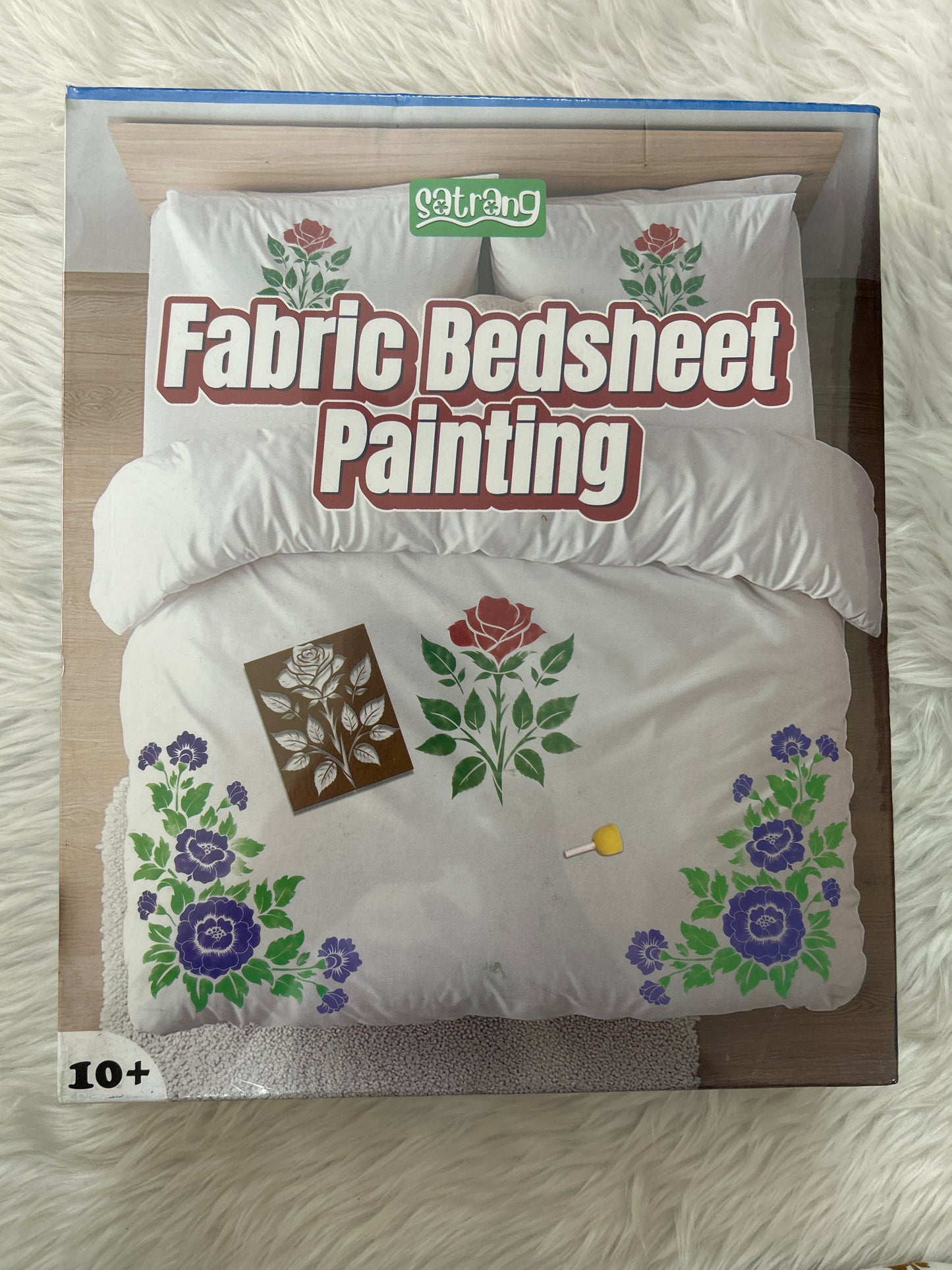 Satrang Fabric Bedsheet Painting 10+