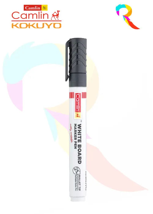 Camlin Whiteboard Marker 2.5mm Thick Black