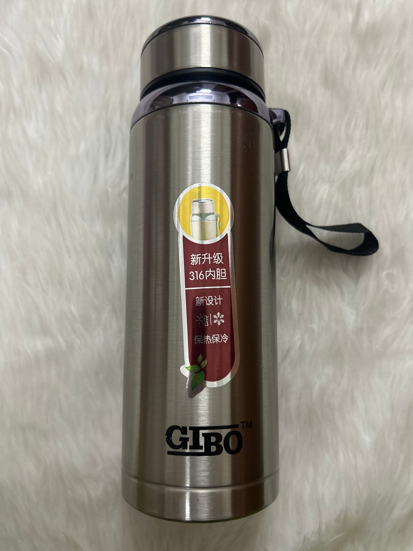 316 Steel Bottle 800ml (Insulated)- Gibo