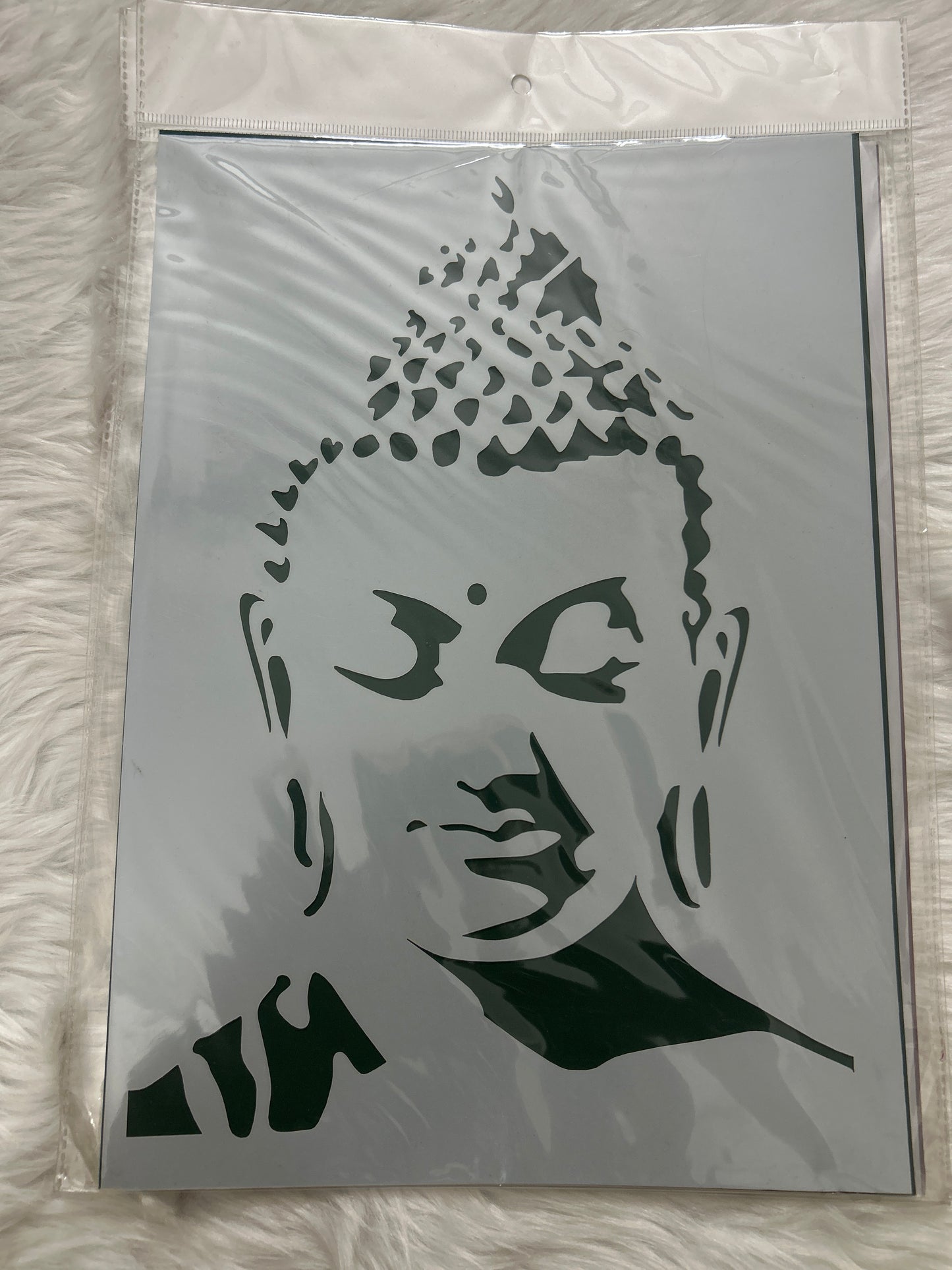 Plastic Stencil- Gautam Buddha