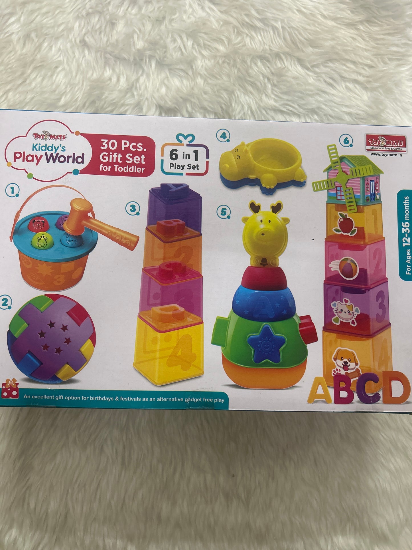 Toymate 6IN1 Toddler’s Learning Activity Set 12m+