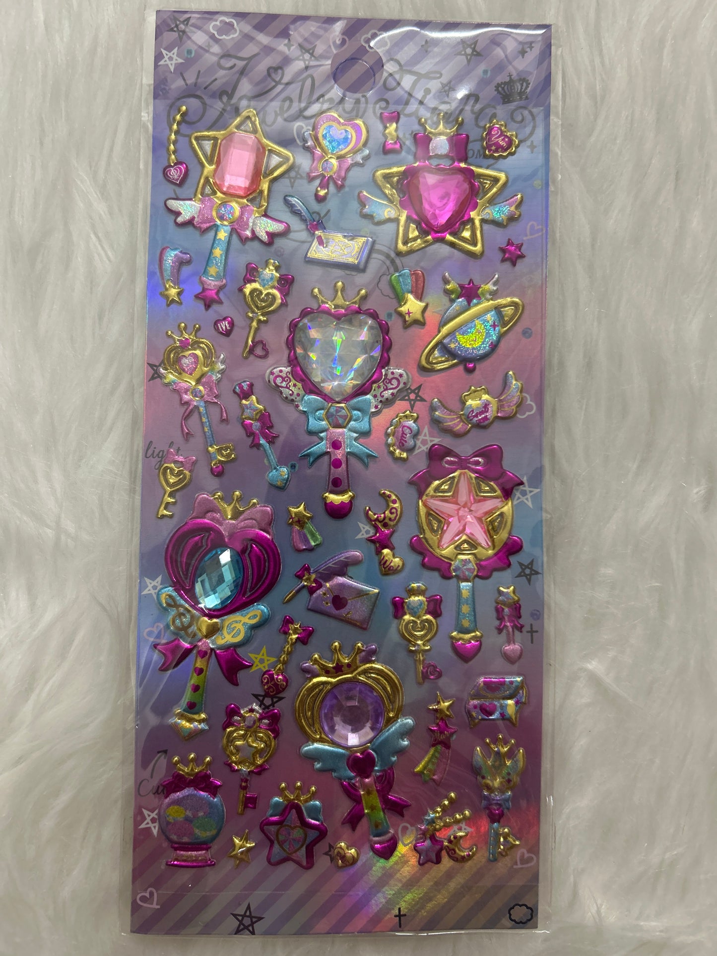 Fancy Sticker Jewelry Tiara XL-CJF-708