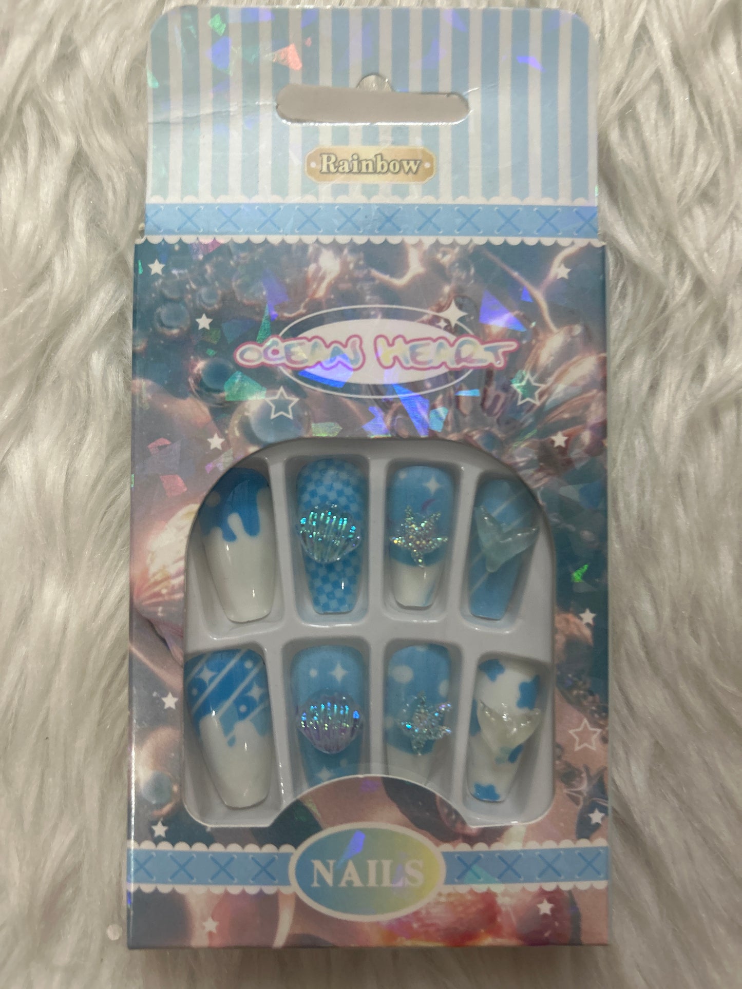 Nail Art Rainbow
