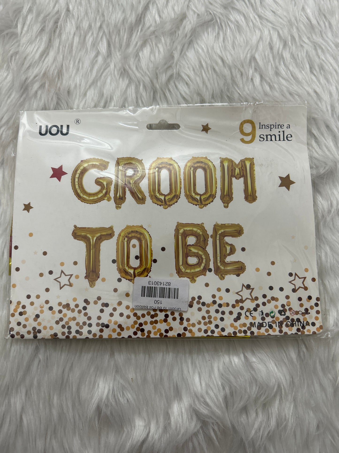 Groom To Be Foil Balloon