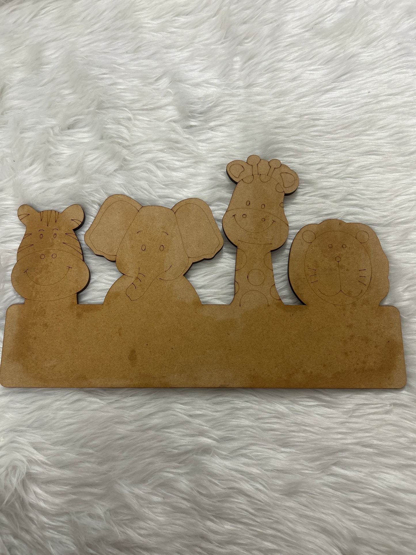 Big MDF Cutout 4 Animal DIY
