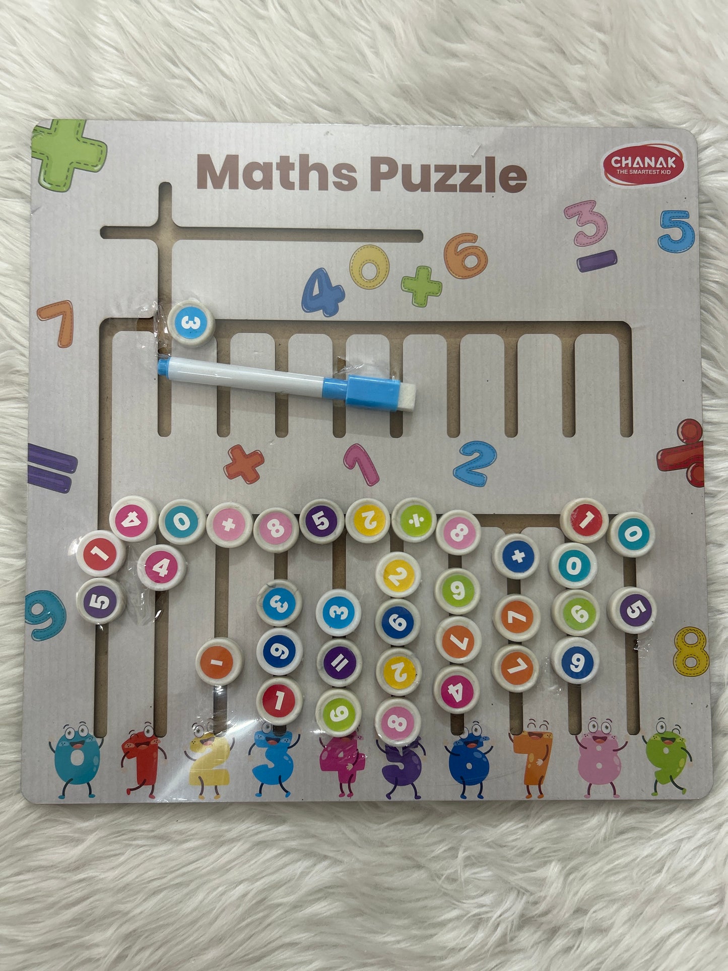 Chanak Wooden Maths Puzzle Set 3+