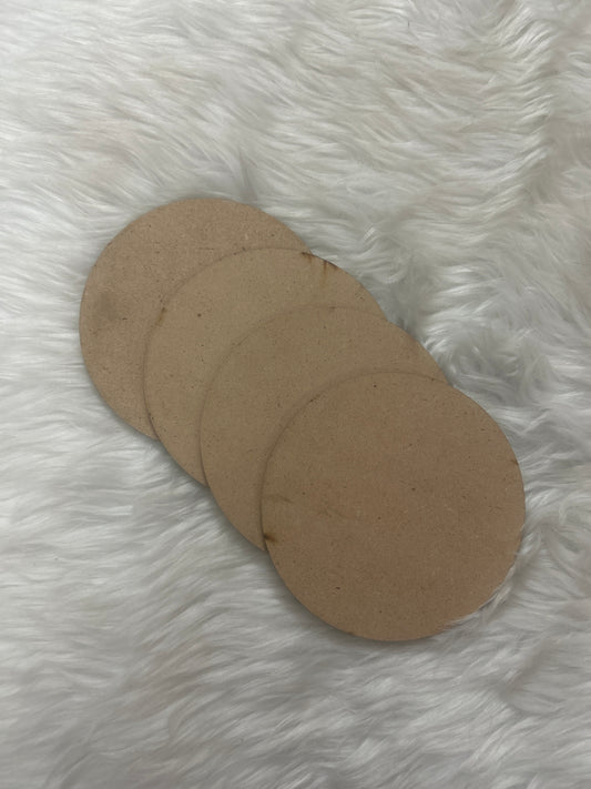 MDF Round - 4X4 4MM 4 Pcs