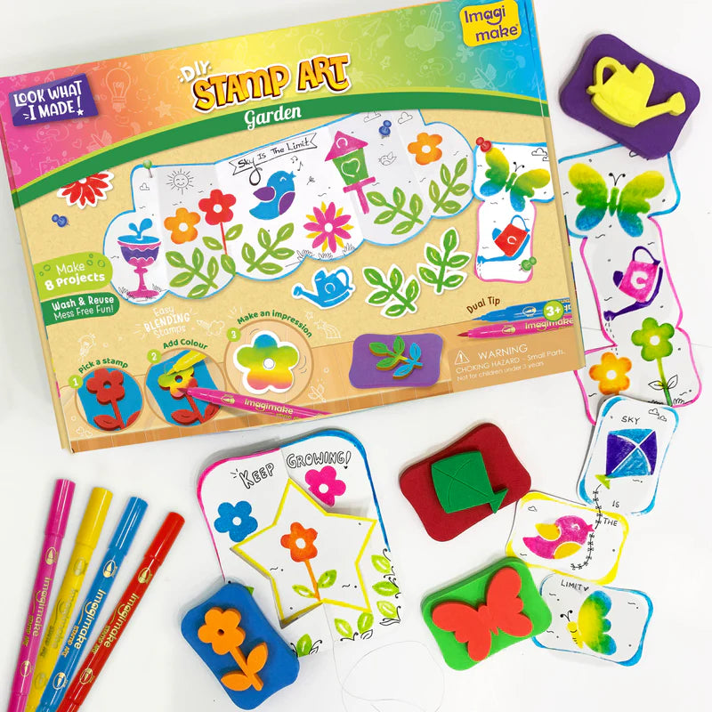 Stamp art Garden