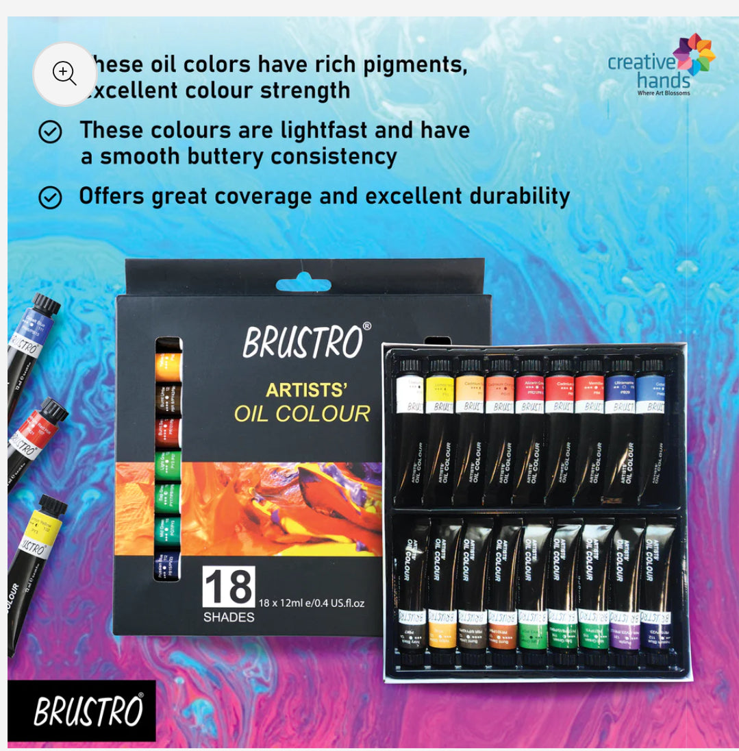 BR Oil Colour Tube Set 18x12 ml