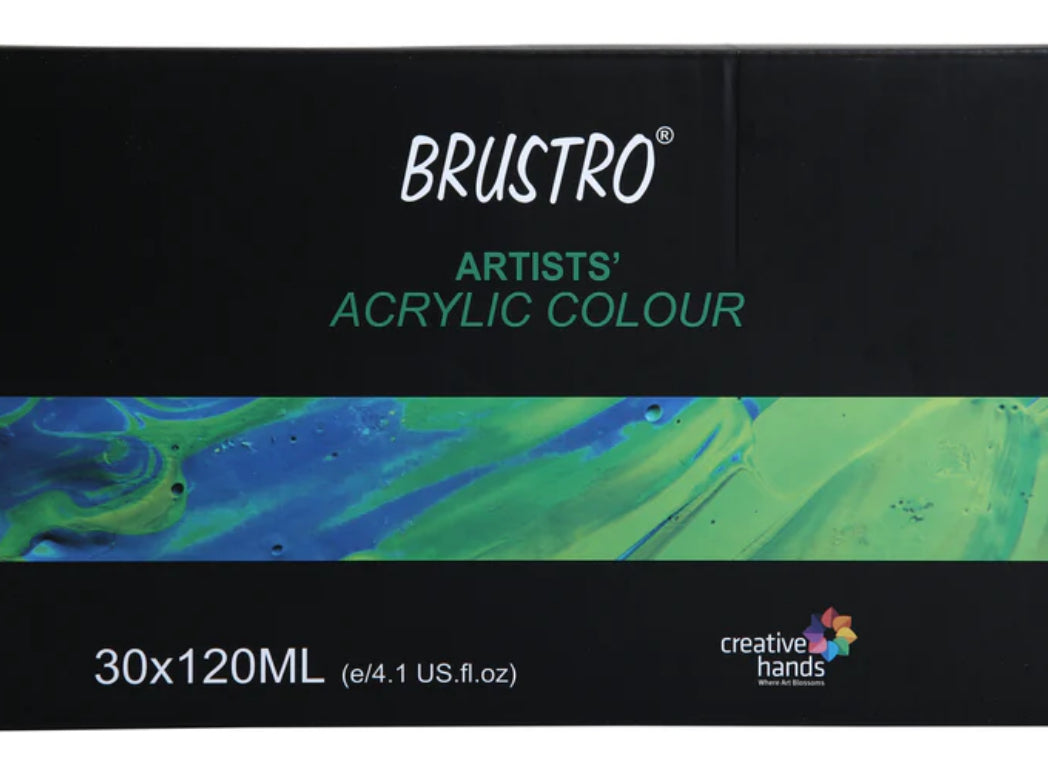 Acrylic Colour 30 Shades Brustro