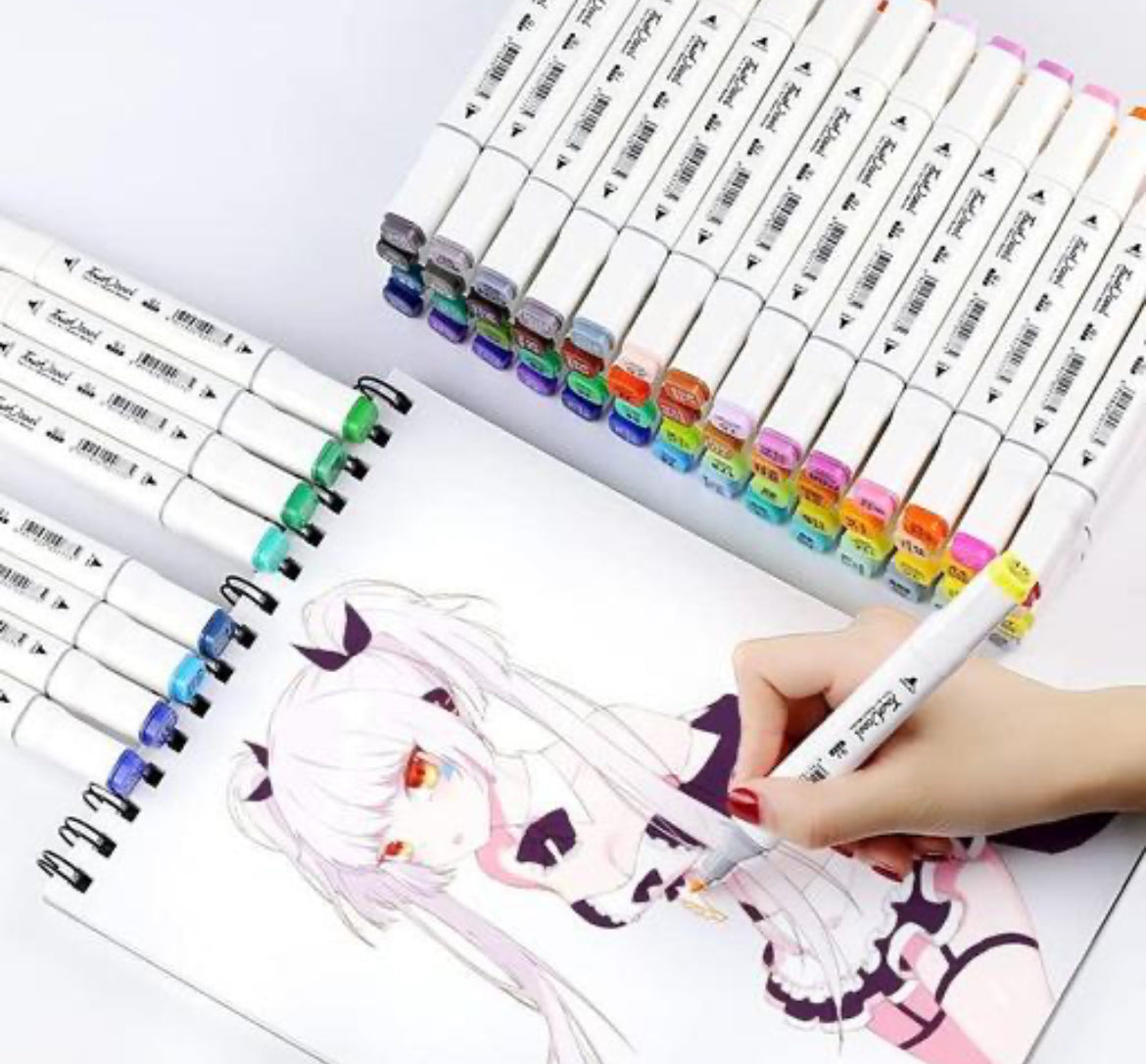 Twin Tip Alcohol Ink Marker 24 Colours