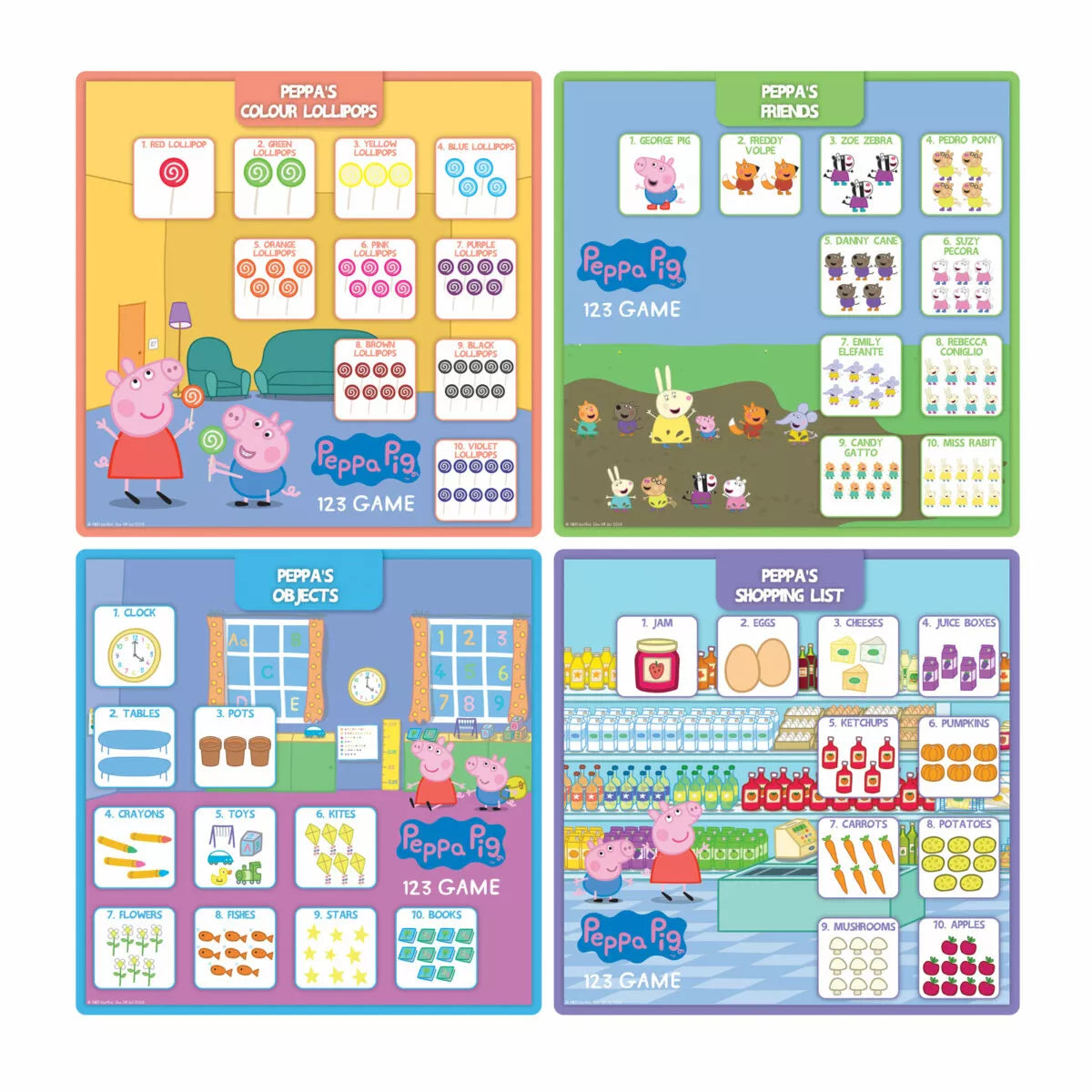 Funskool Peppa Pig 123 Game