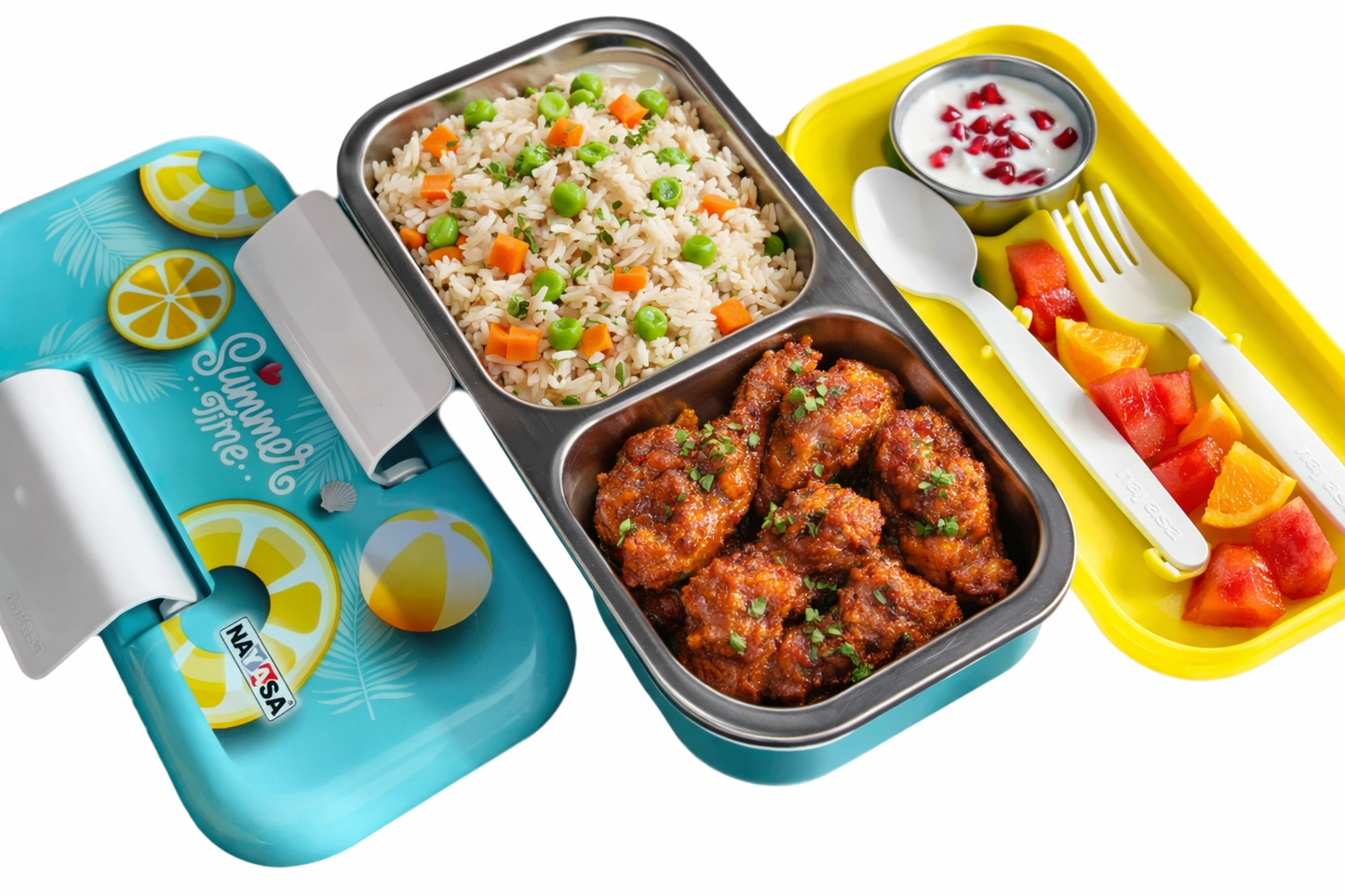Summer Time Lunch Box (Steel Insulated)
