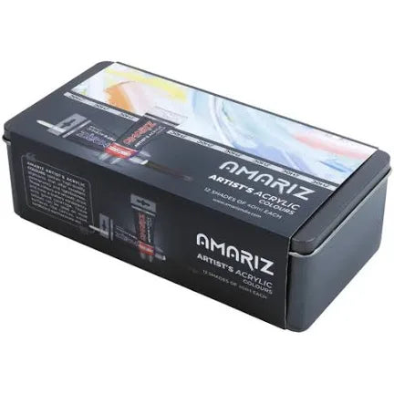 DOMS AMARIZ ARTST ACRYLIC 12 SHADES TUBE 12X40ML