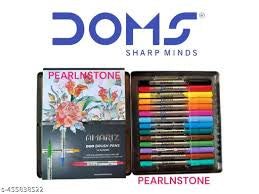 DOMS AMARIZ DUO BRUSH PEN 14 SHADES TIN PACK