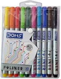 DOMS F9 Liner Pen 10 Shades