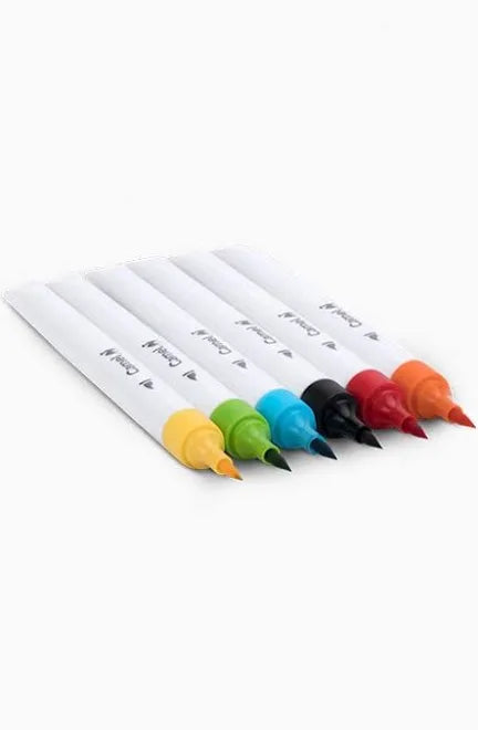 Camel Brush Pen 6 Shades