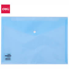 Deli Button Folder Blue