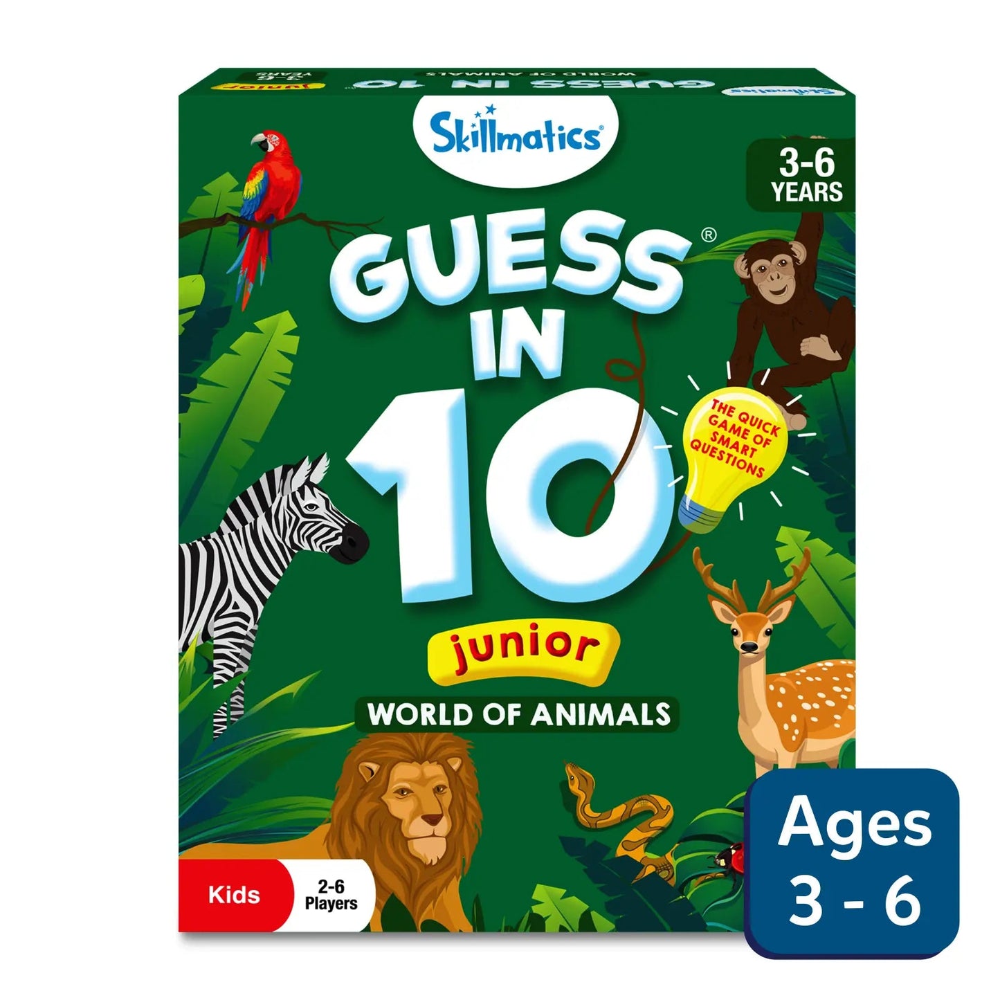 Skillmatics Guess in 10 World of Animals Jr (3-6 yrs)