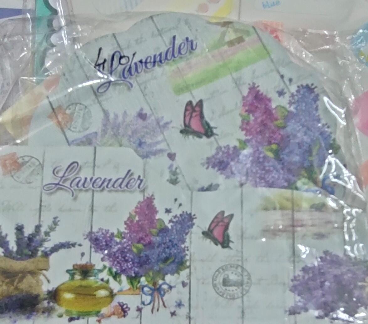 Tea Coaster Printed Flower Mix Design 6Pcs Set Jags